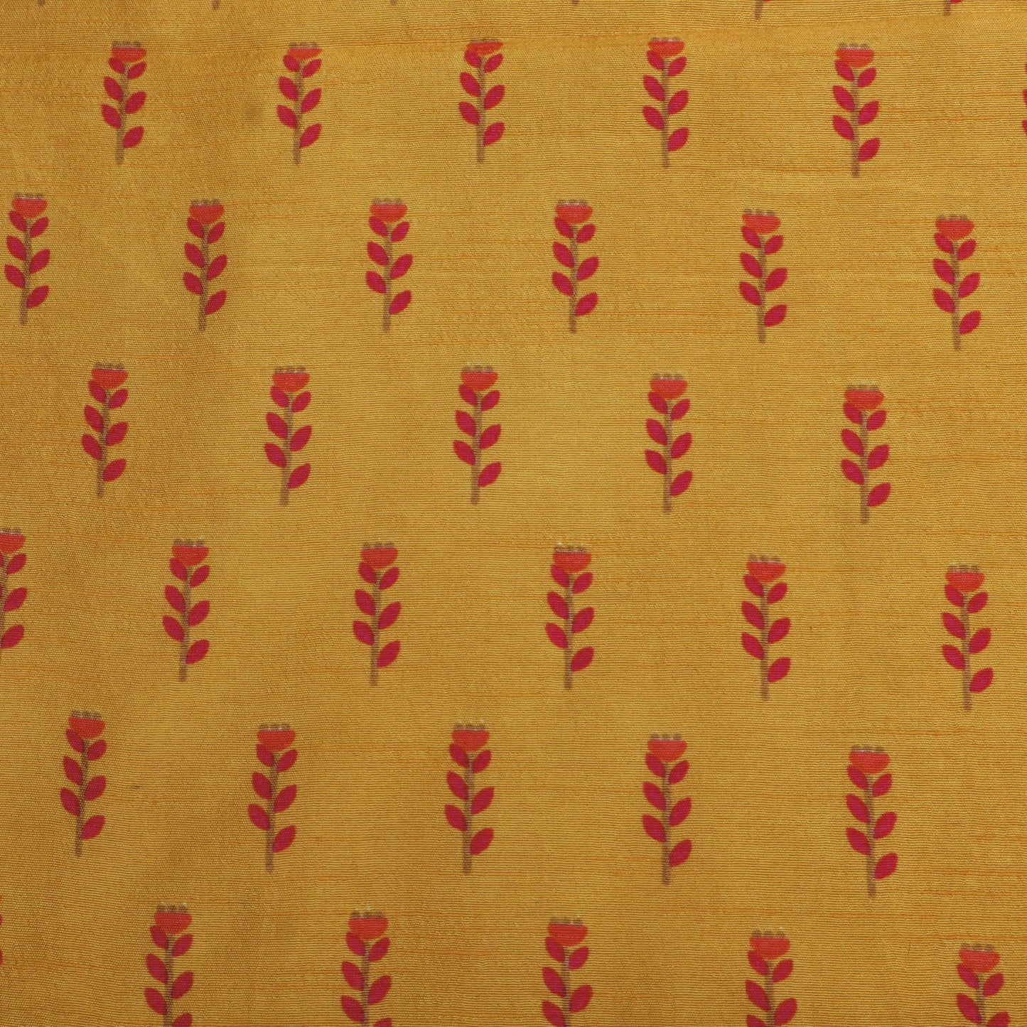 Slub Chanderi Print Fabric