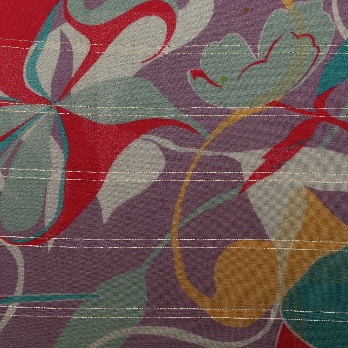 Multi-Color CHINON PRINT LUREX Fabric