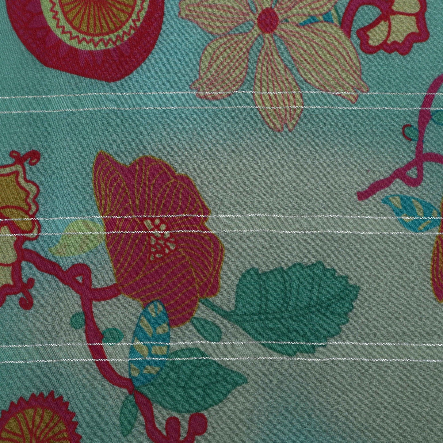 Multi-Color CHINON PRINT LUREX Fabric