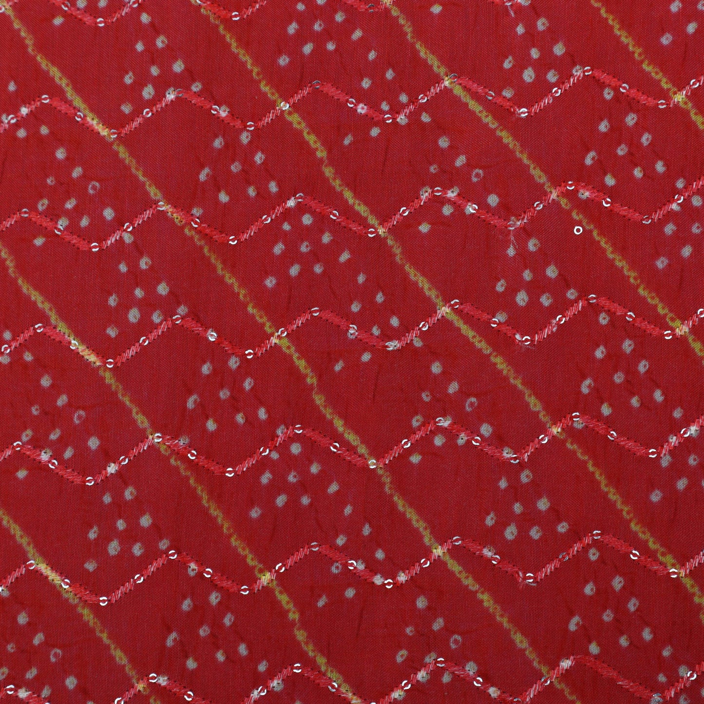 Multi-Color MulMul silk Print Embroidery Fabric