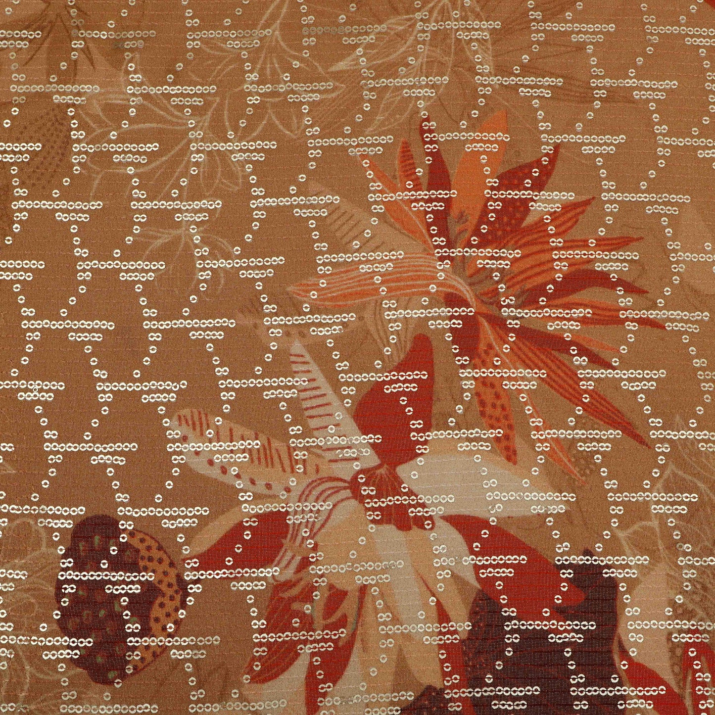 Multi-Color TISSUE Sequins Fabric