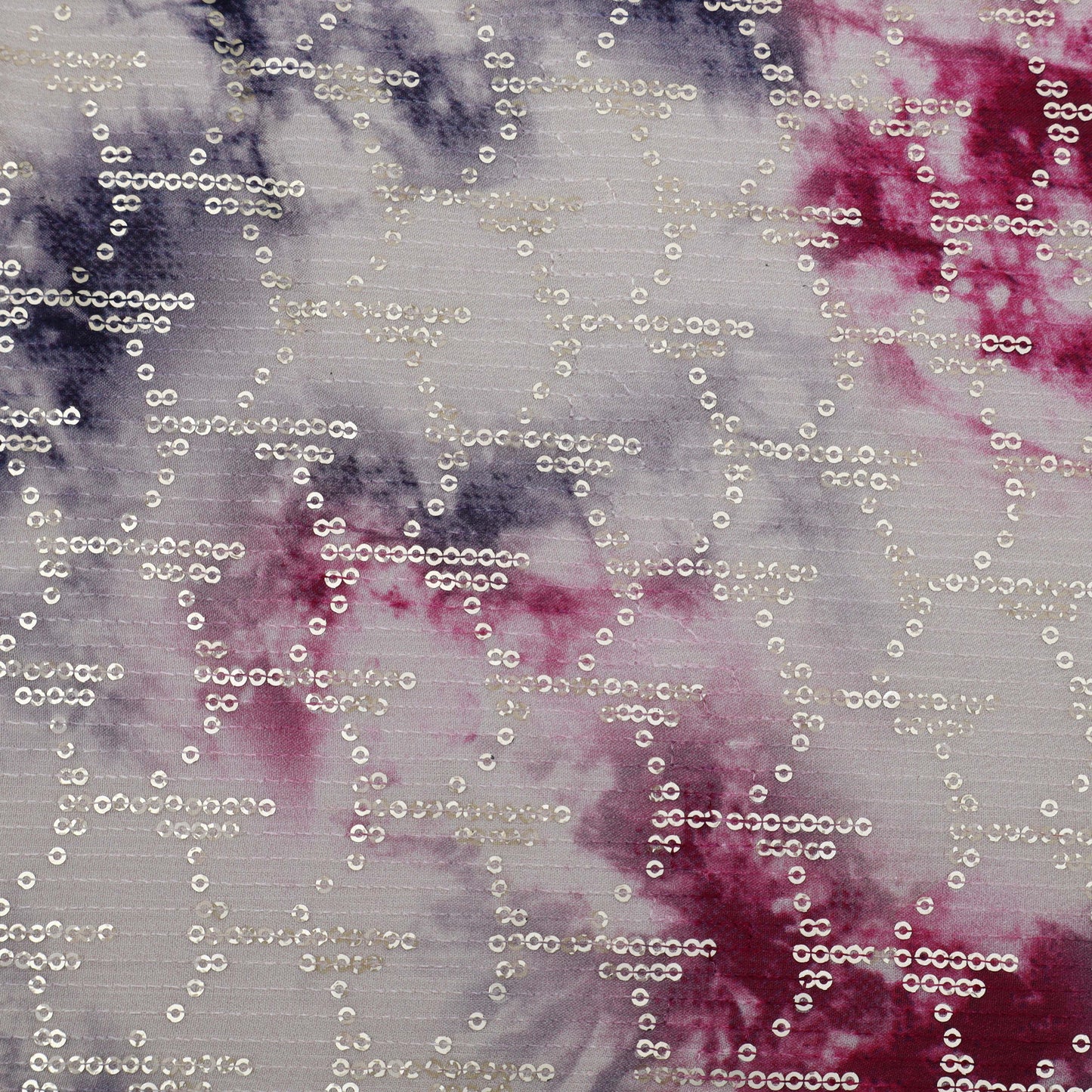 Multi-Color CHINON WITH Sequins Fabric