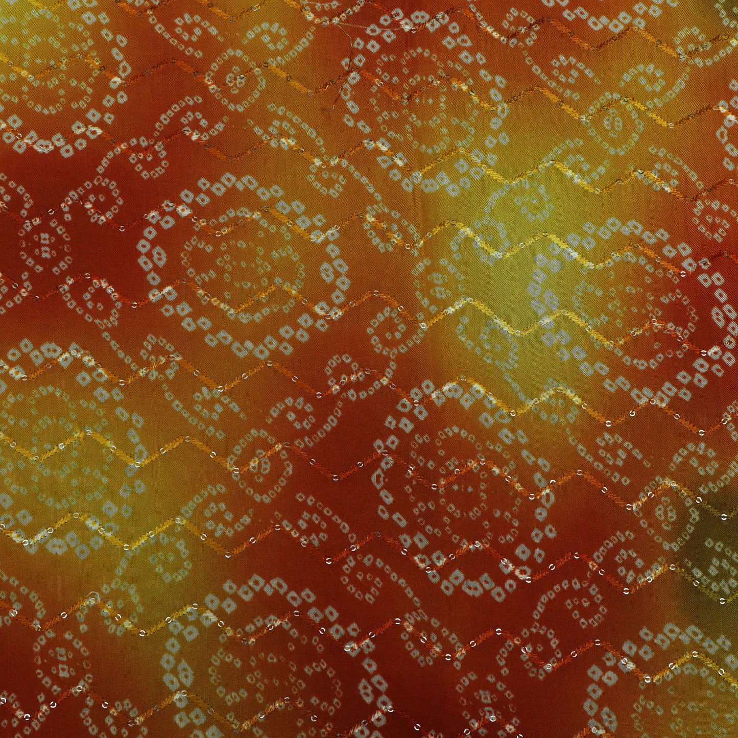 Multi-Color MulMul silk Print Embroidery Fabric