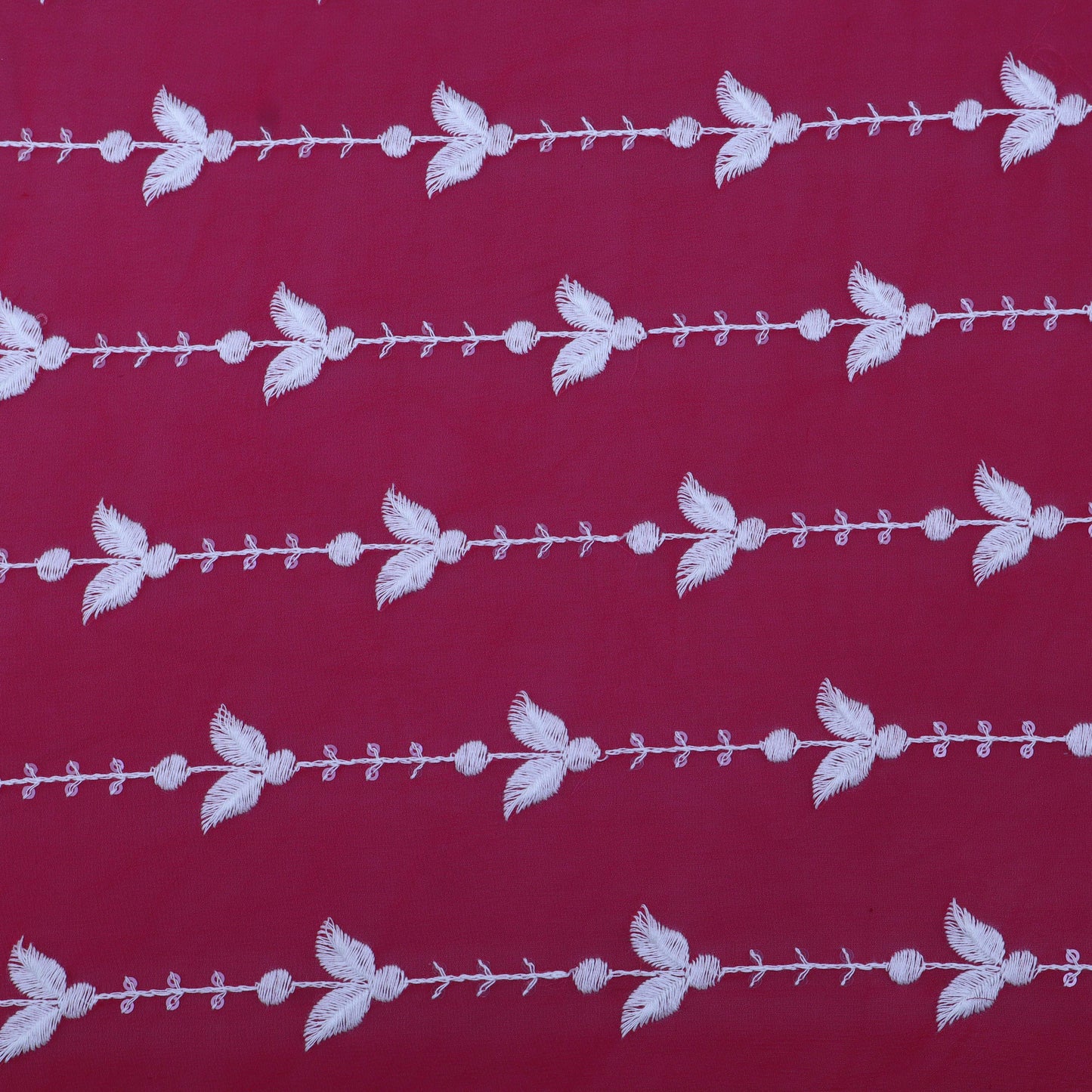 Rani Color Georgette Embroidery Fabric