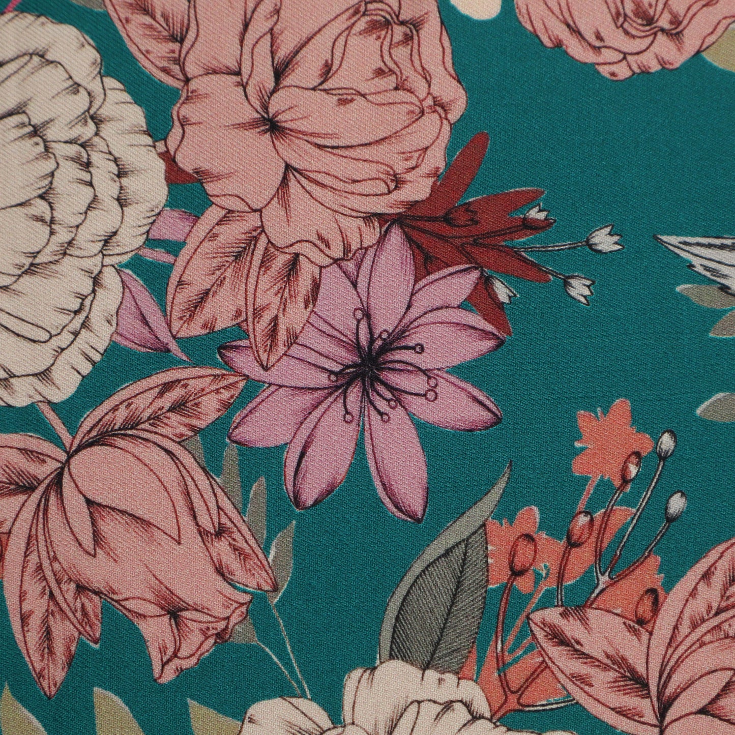 Multi-Color Pashmina Print Fabric