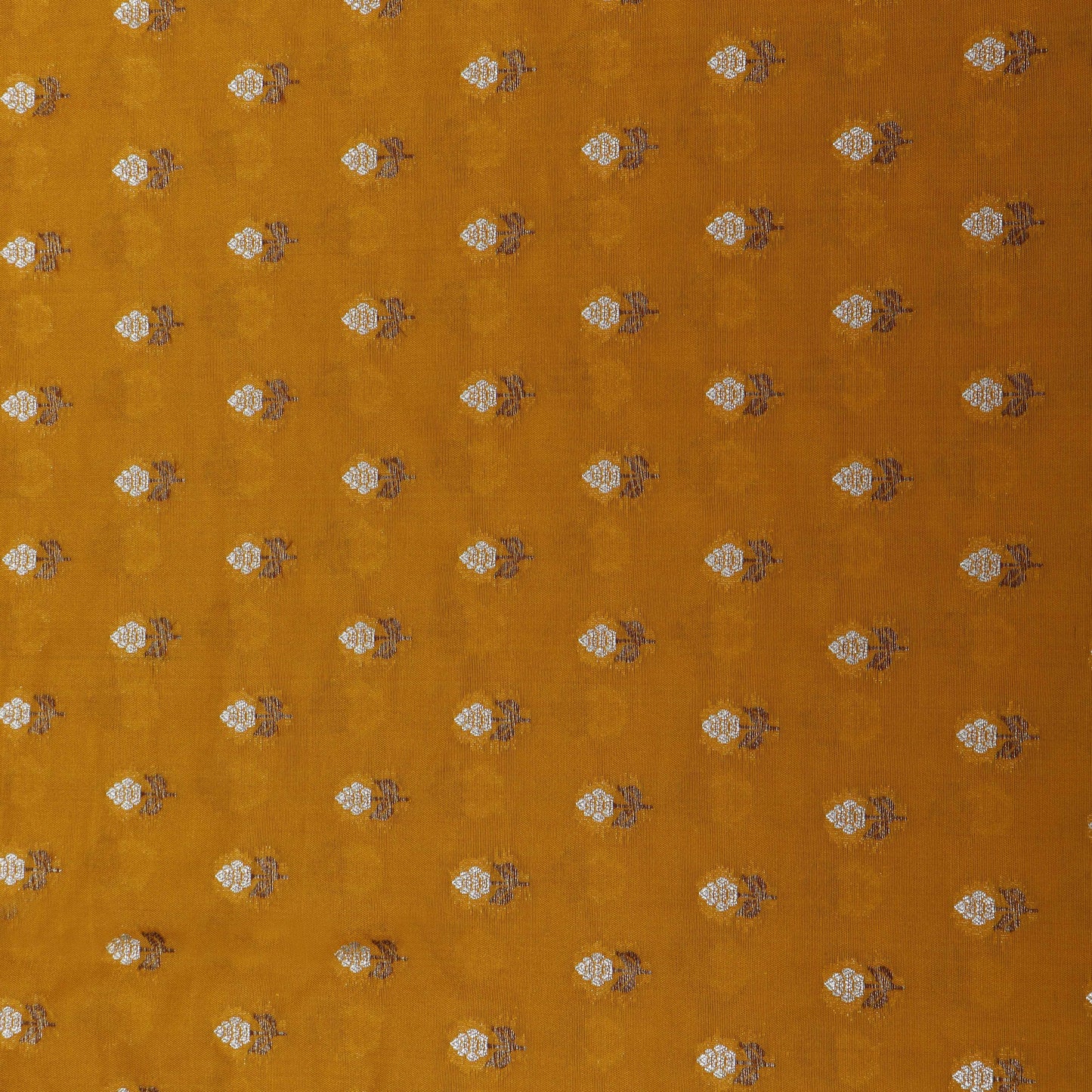 Mustard Color KATAN BROCADE Fabric