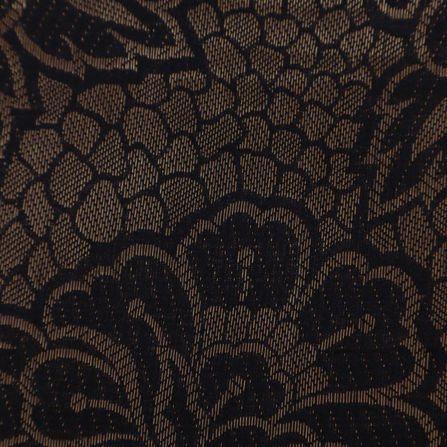 BLACK Color CHINIA SILK BROCADE Fabric