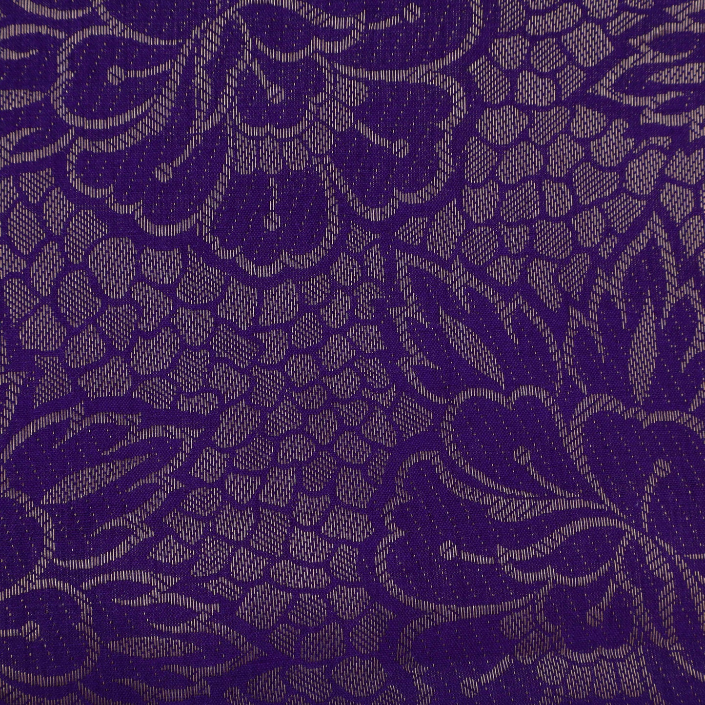 PURPLE Color CHINIA SILK BROCADE Fabric