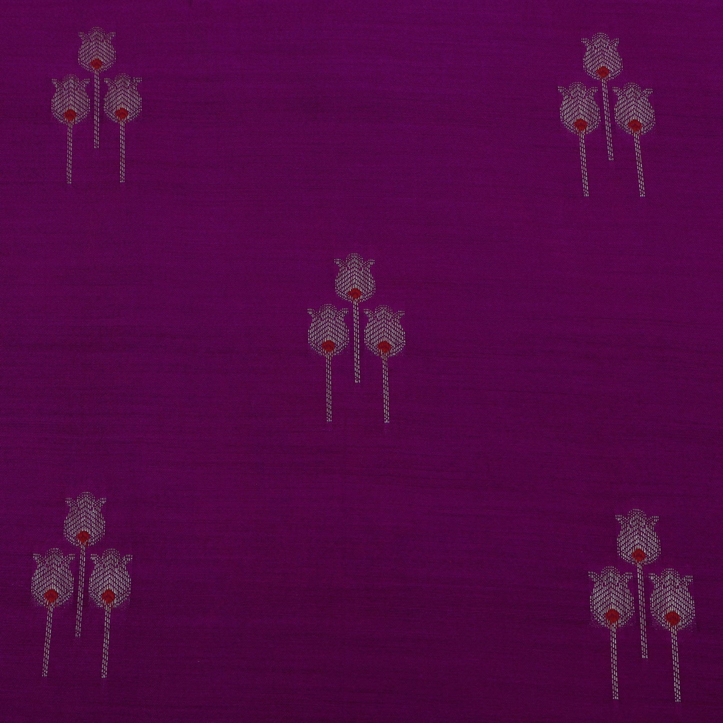 Magenta Color CHINIA SILK BROCADE Fabric