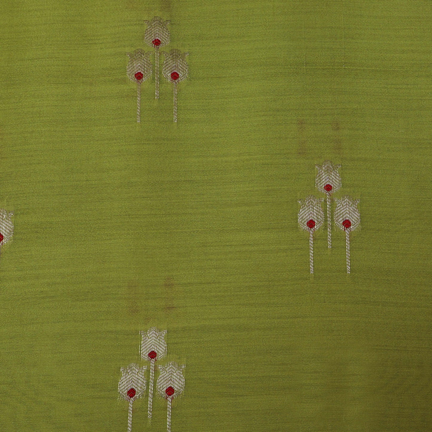 Green Color CHINIA SILK BROCADE Fabric