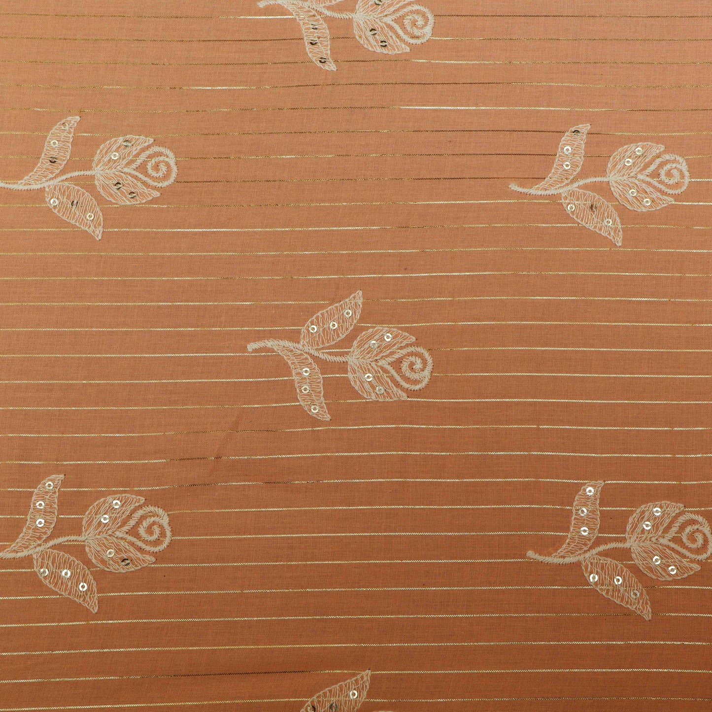 Colored Cotton Lurex Embroidery Fabric