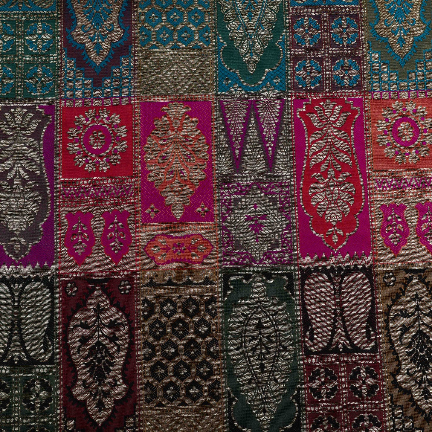 Multi-Color Multi Brocade Fabric