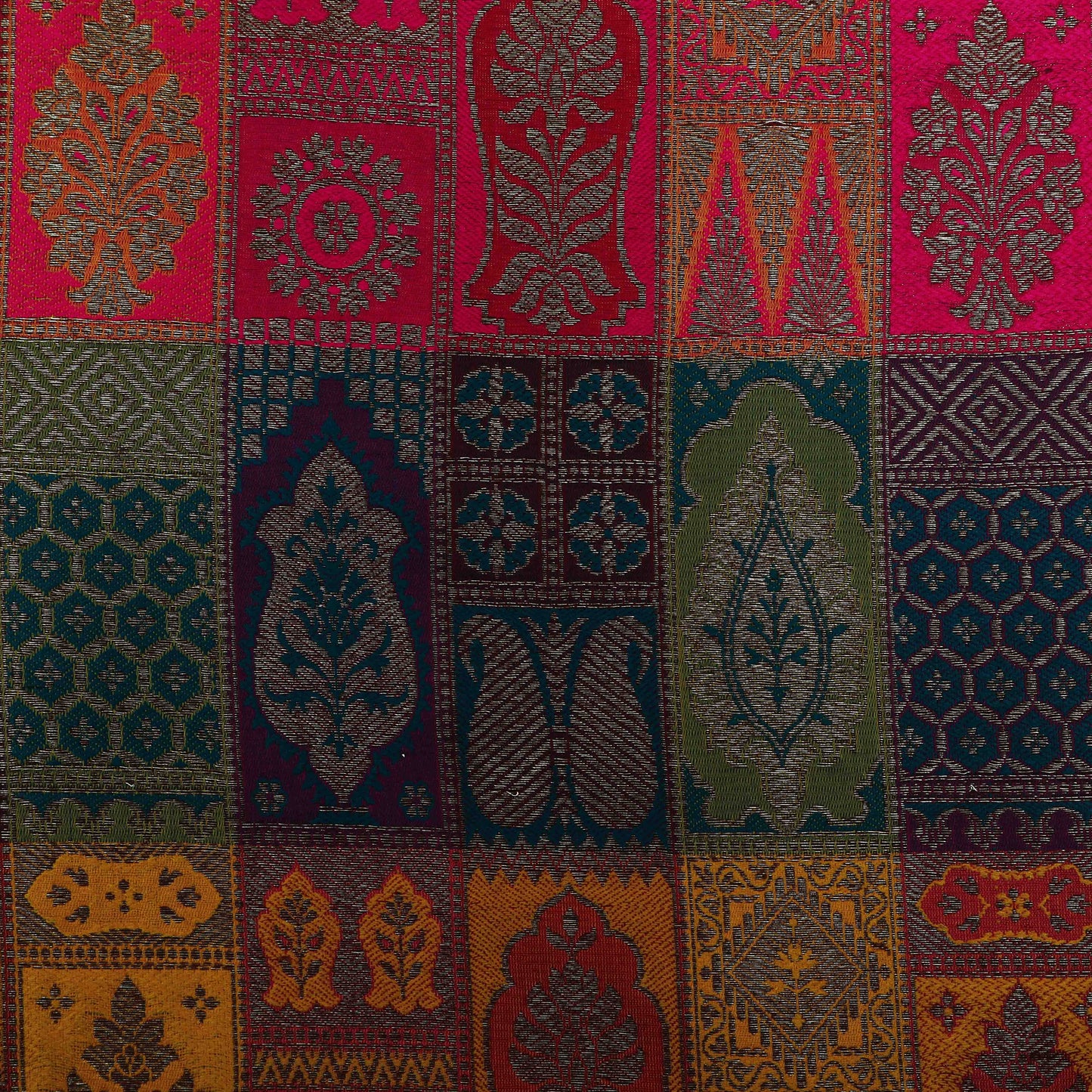 Multi-Color Multi Brocade Fabric