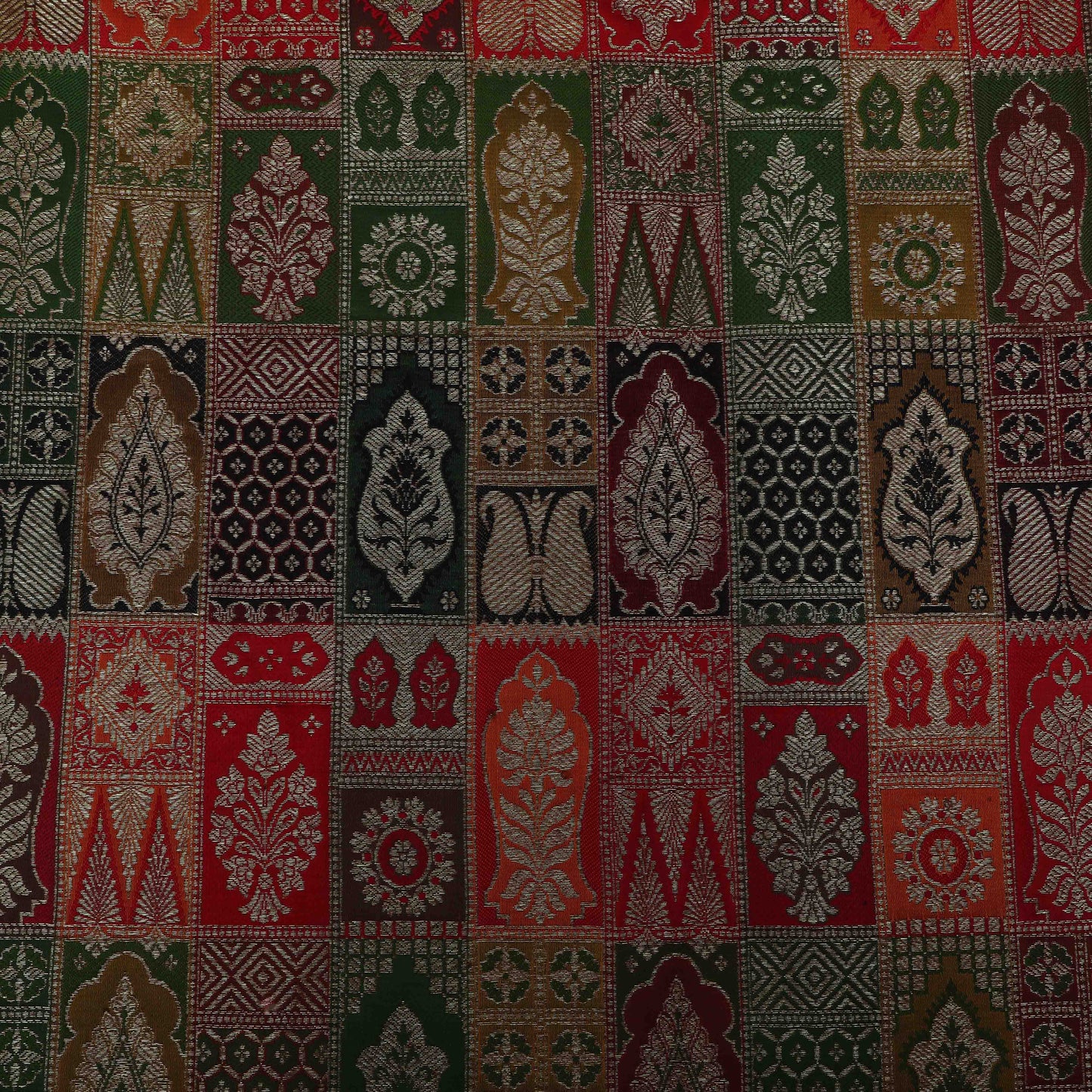 Multi-Color Multi Brocade Fabric