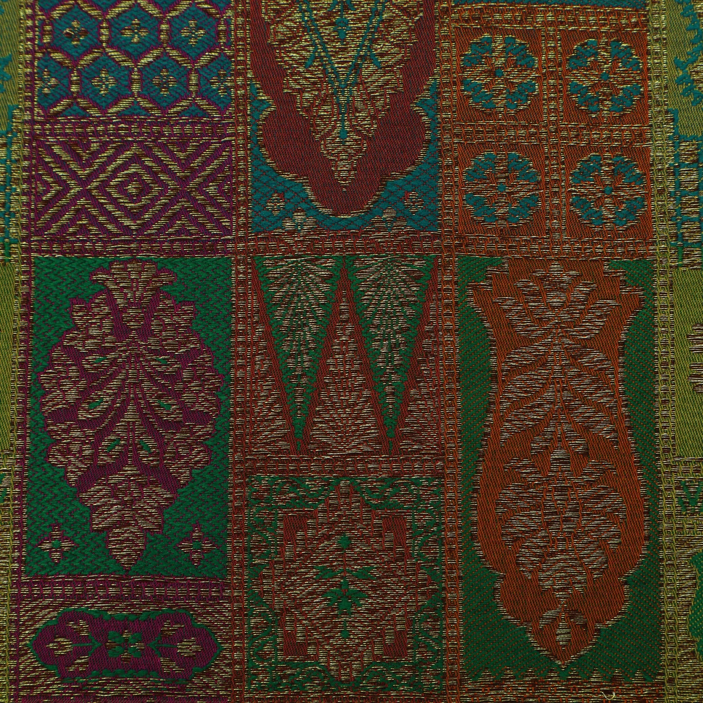 Multi-Color Multi Brocade Fabric