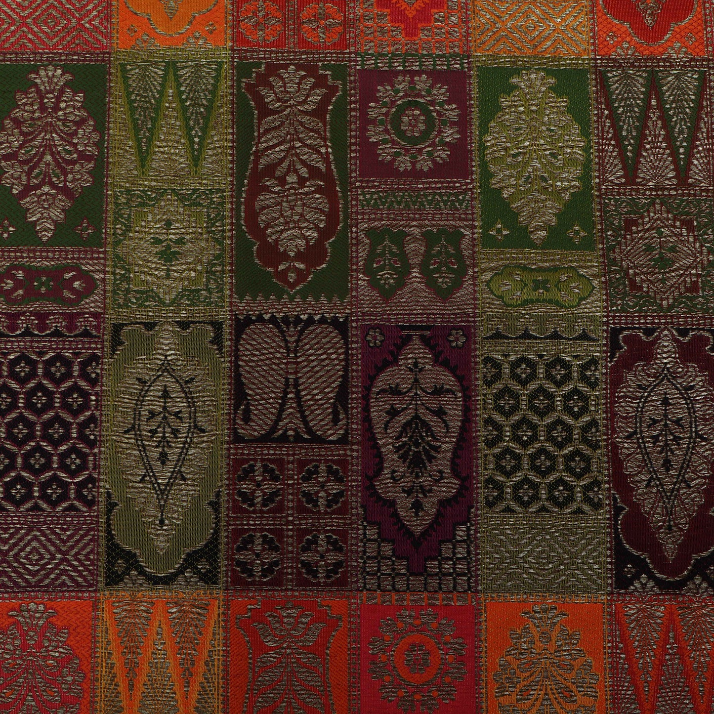 Multi-Color Multi Brocade Fabric