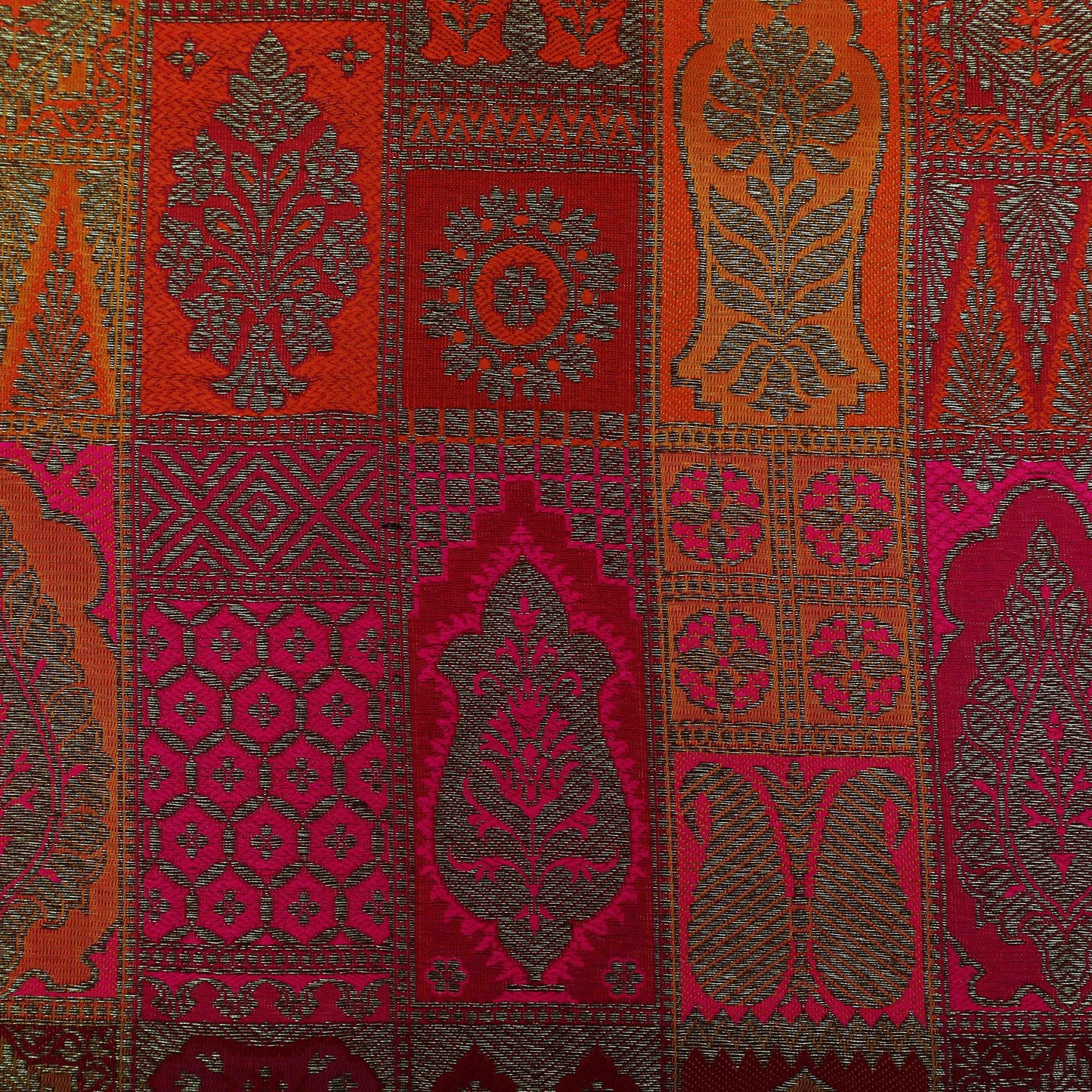 Multi-Color Multi Brocade Fabric