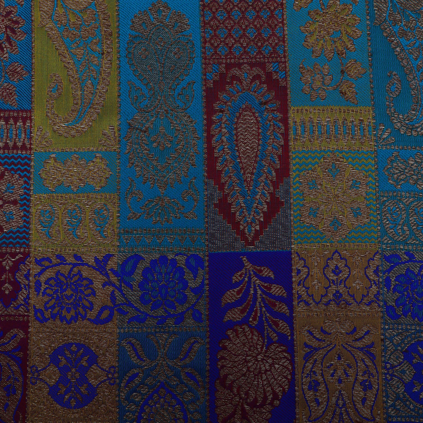 Multi-Color Multi Brocade Fabric
