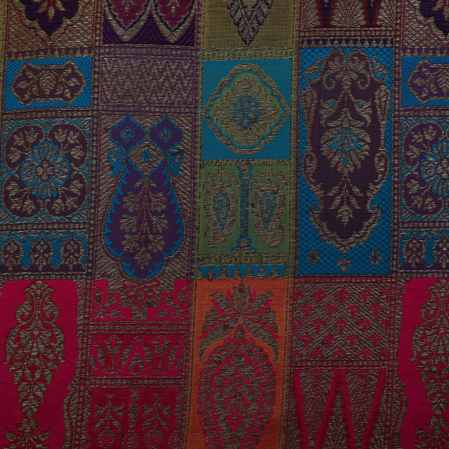 Multi-Color Multi Brocade Fabric