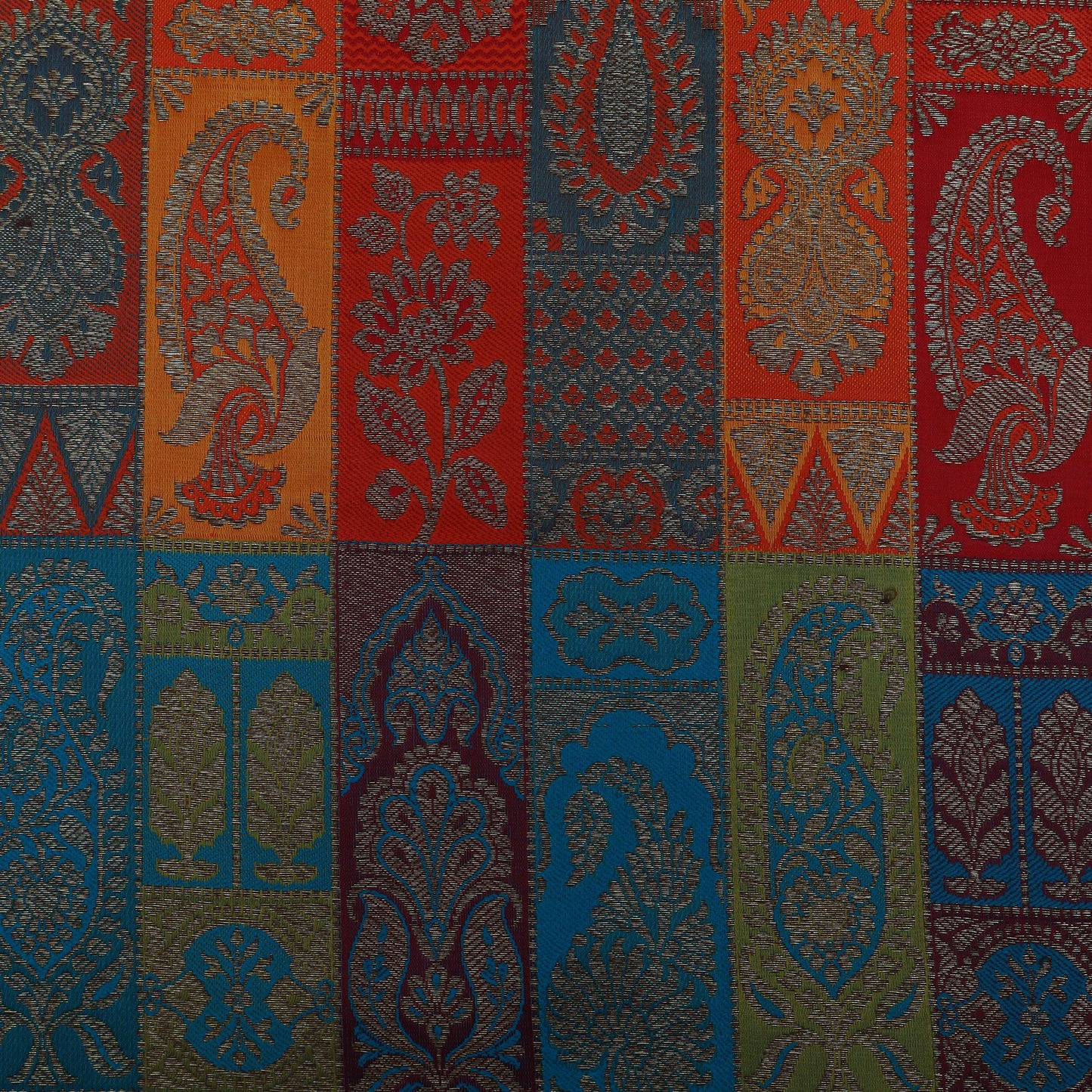 Multi-Color Multi Brocade Fabric