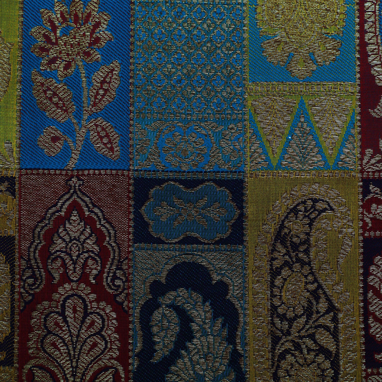 Multi-Color Multi Brocade Fabric