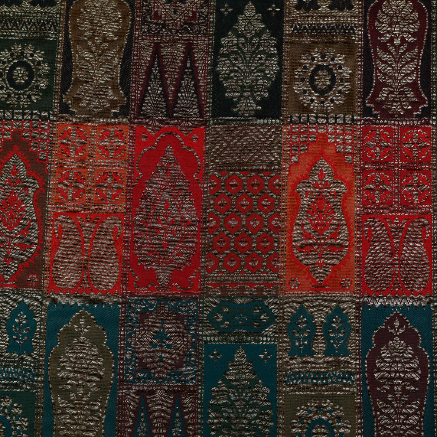Multi-Color Multi Brocade Fabric