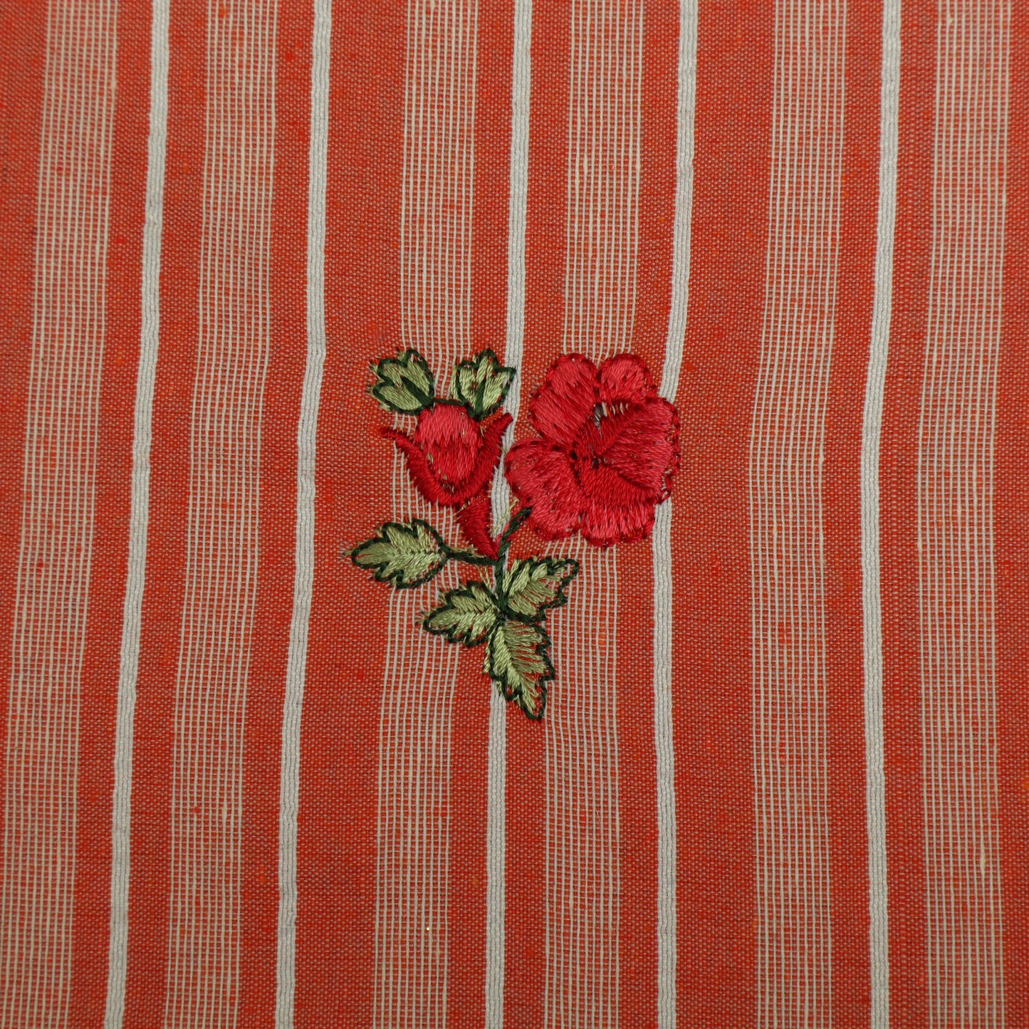 PINK Color Cotton Embroidery Fabric