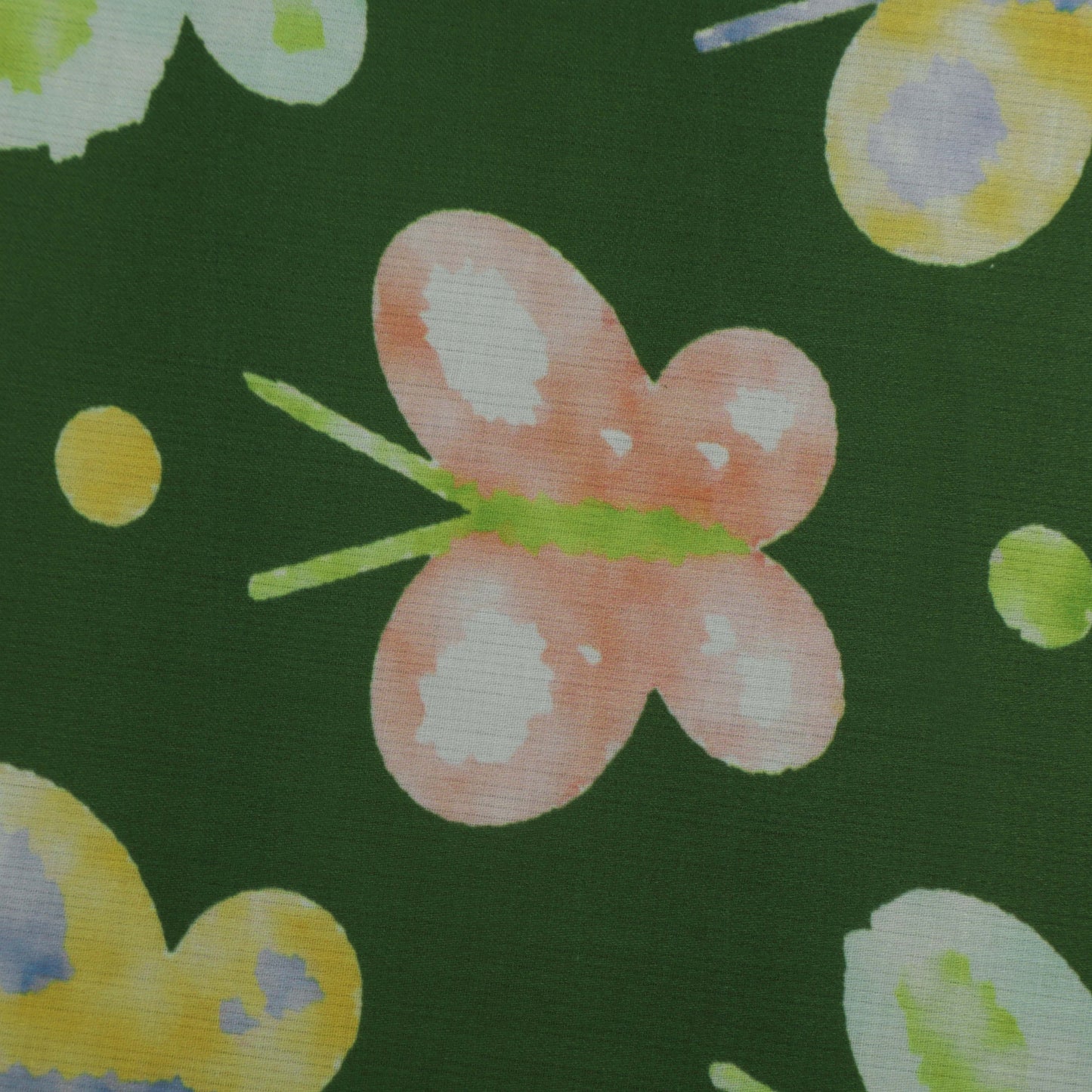 Colored Glace Cotton Print Fabric