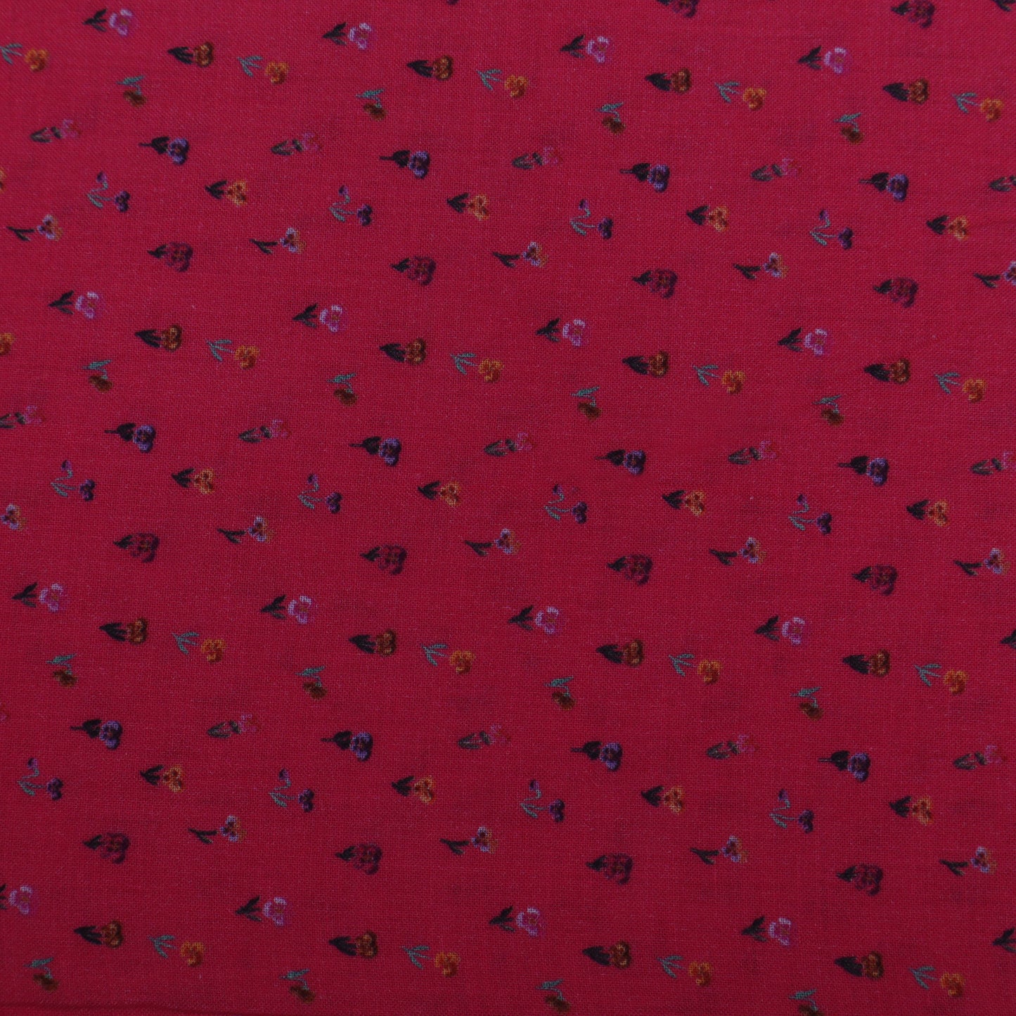 Multi-Color Mulmul Print Fabric