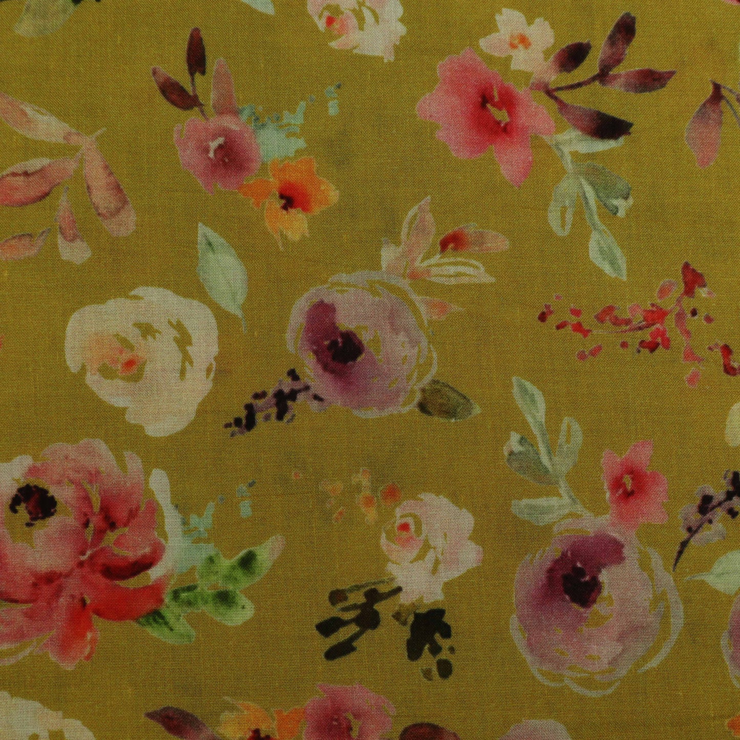 Multi-Color Mulmul Print Fabric