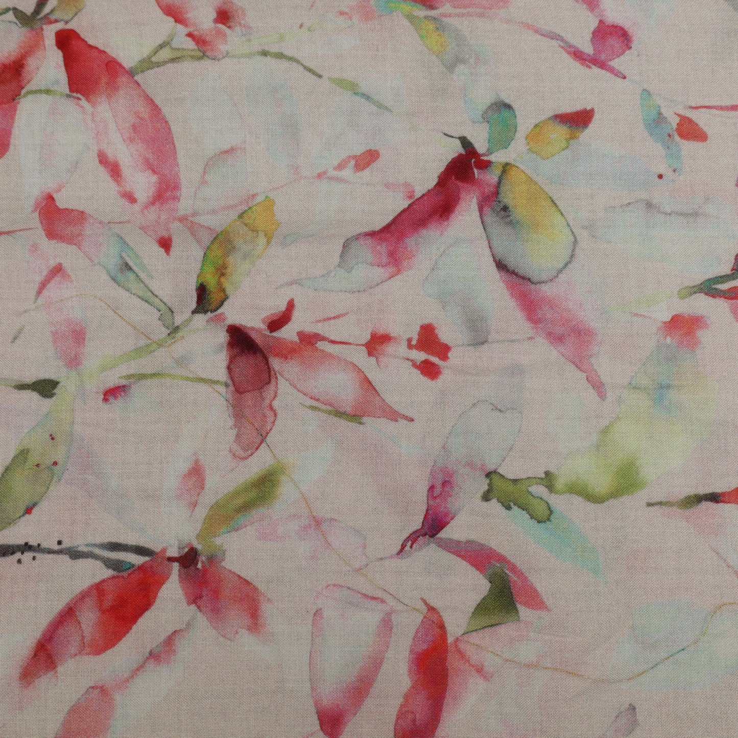 Multi-Color Mulmul Print Fabric