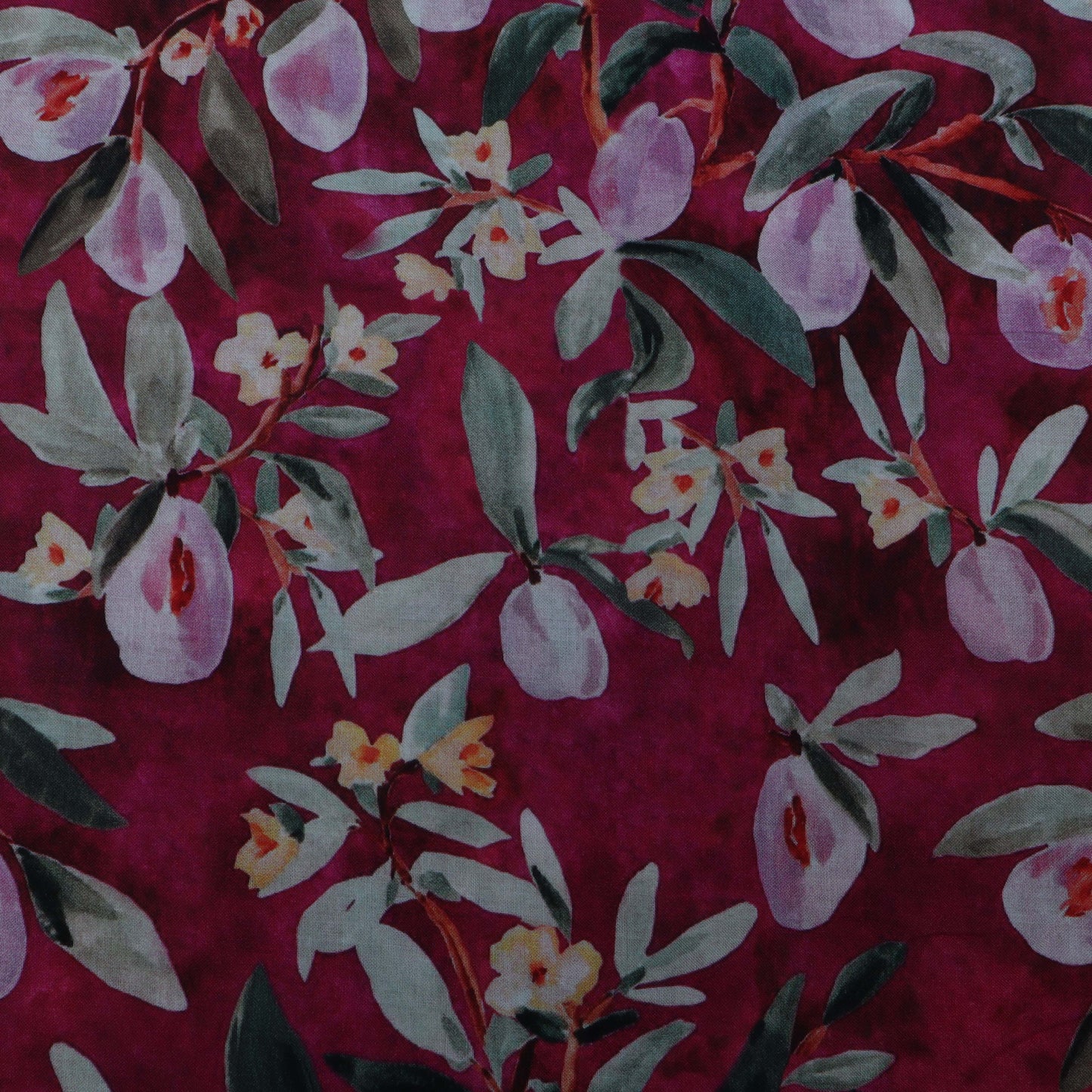 Multi-Color Mulmul Print Fabric