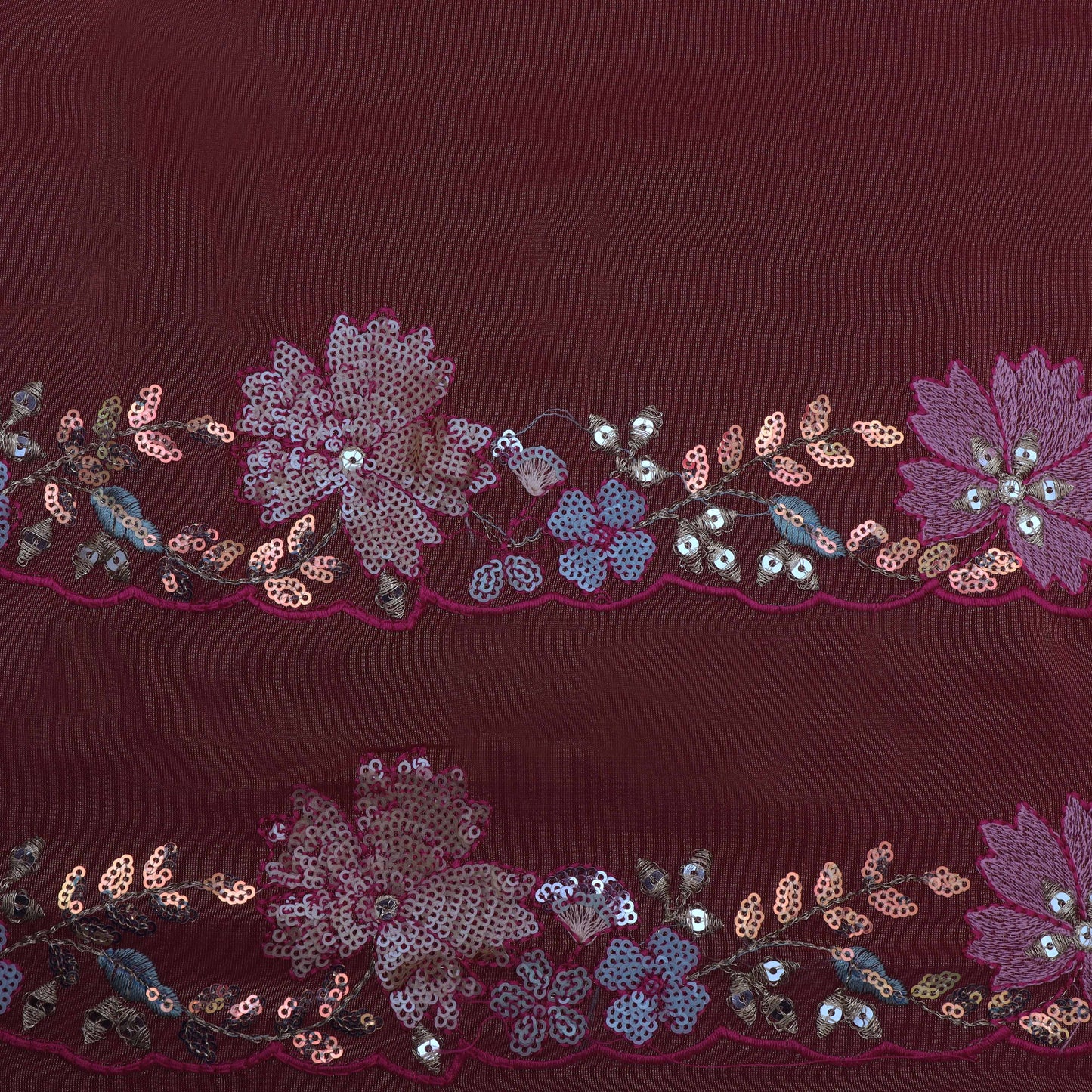 Rani Color Tissue Embroidery Fabric
