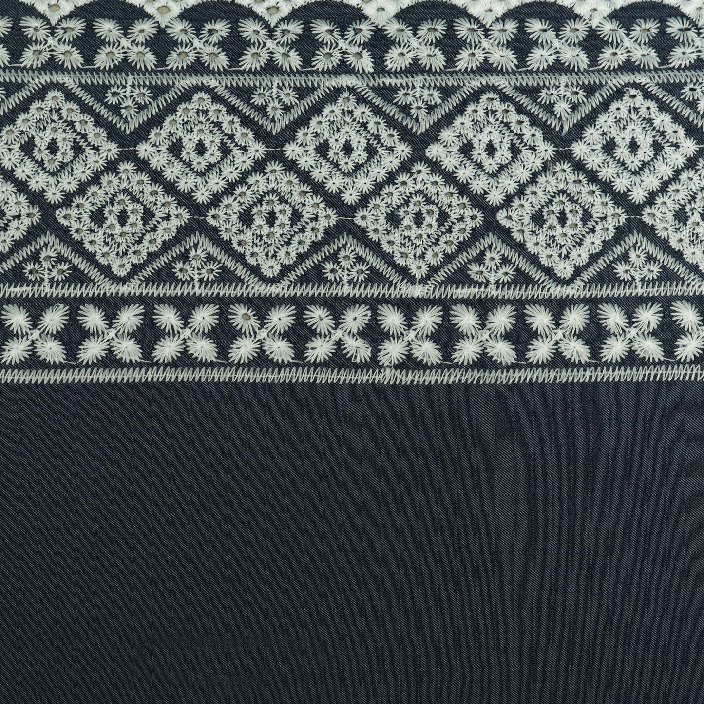 Denim Embroidery Fabric