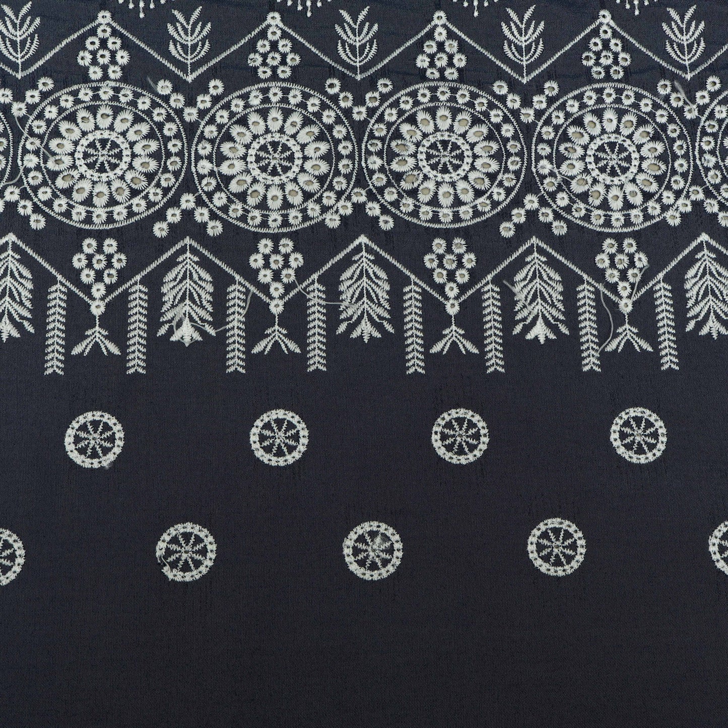 Denim Embroidery Fabric