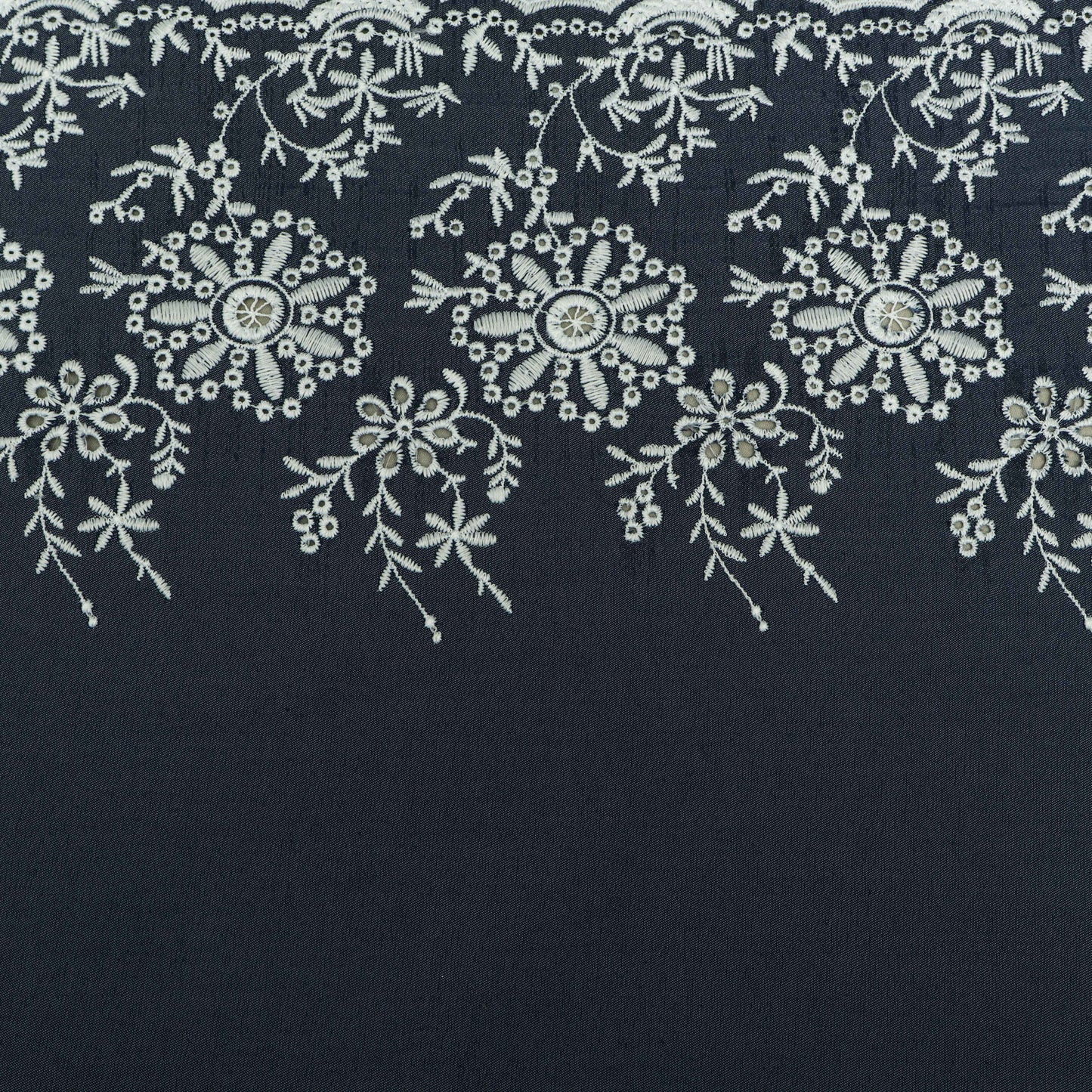 Denim Embroidery Fabric