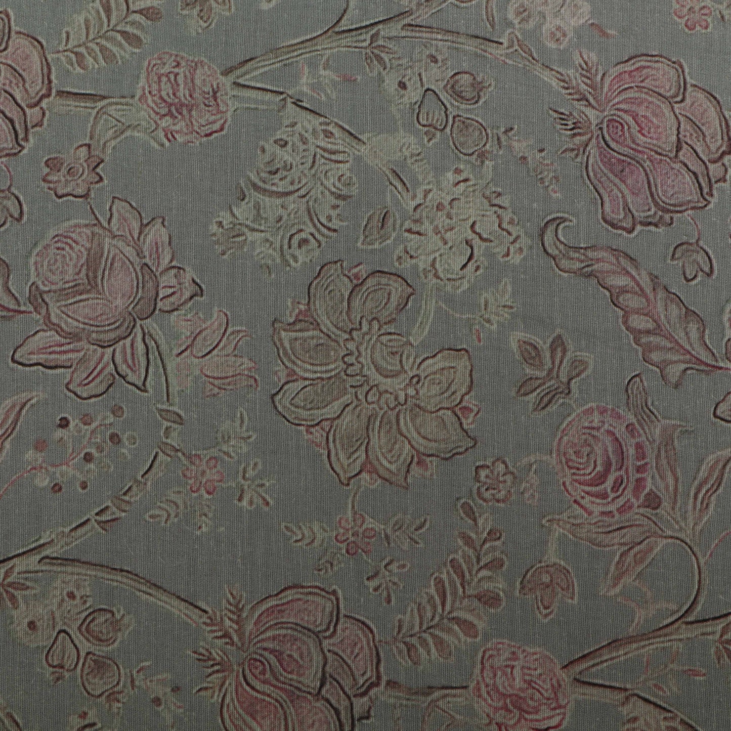 Multi-Color Linen Print Fabric