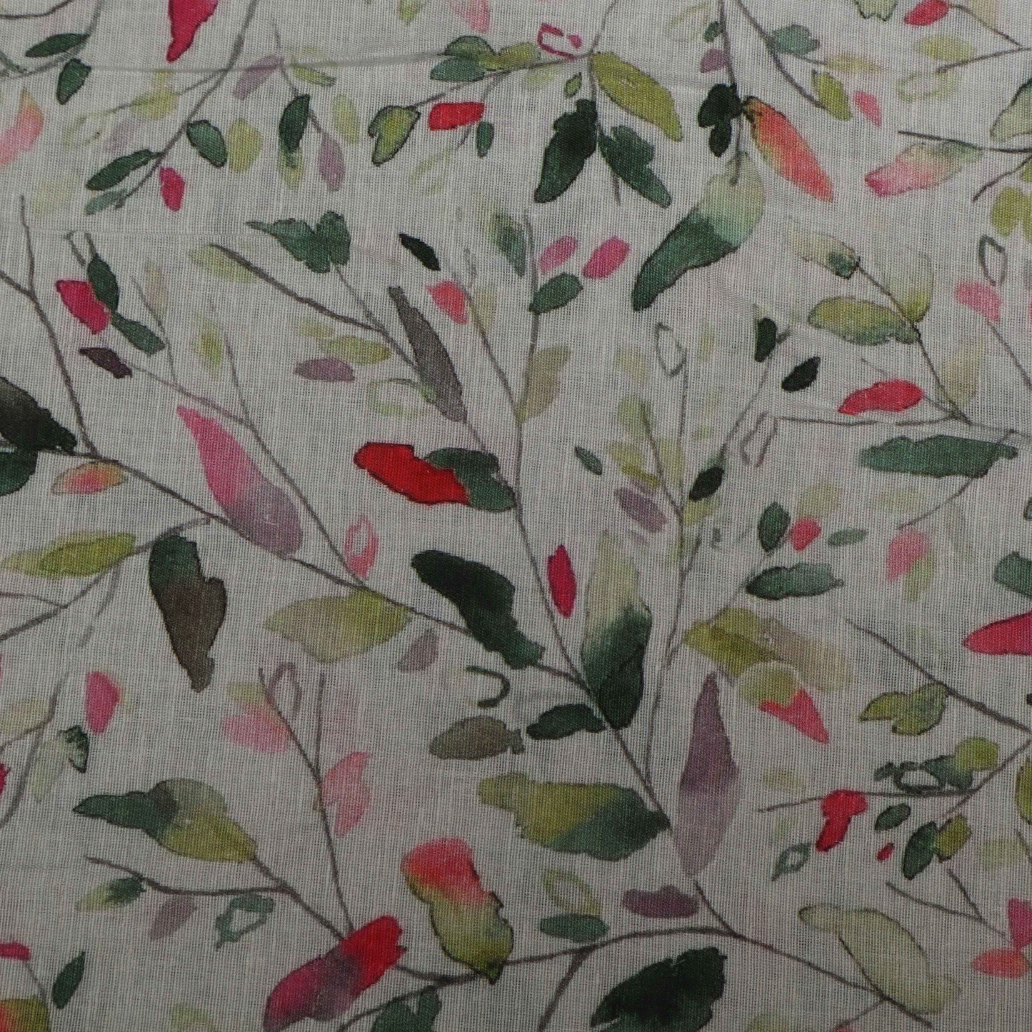 Multi-Color Linen Print Fabric