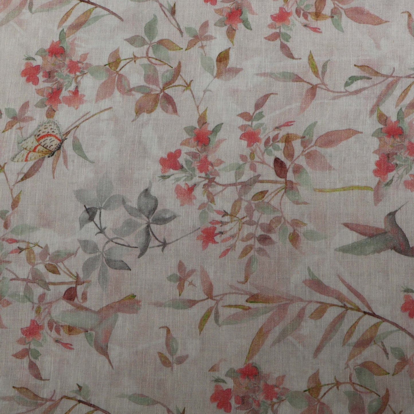 Multi-Color Linen Print Fabric