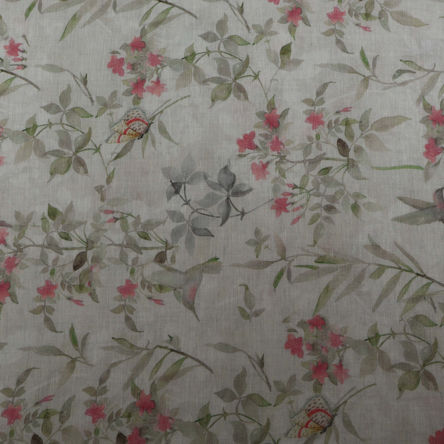 Multi-Color Linen Print Fabric