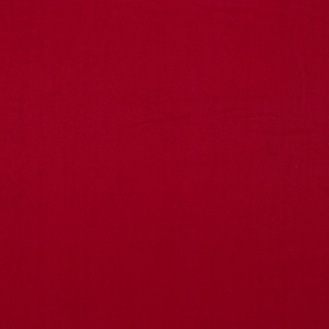 Ruby Red Micro Velvet Fabric