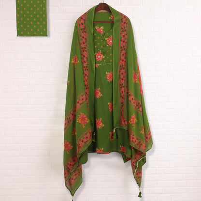 Semi Stitched Cotton Suit