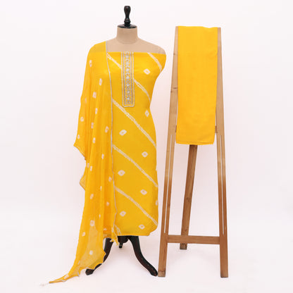 Unstitched Crape Suit Set