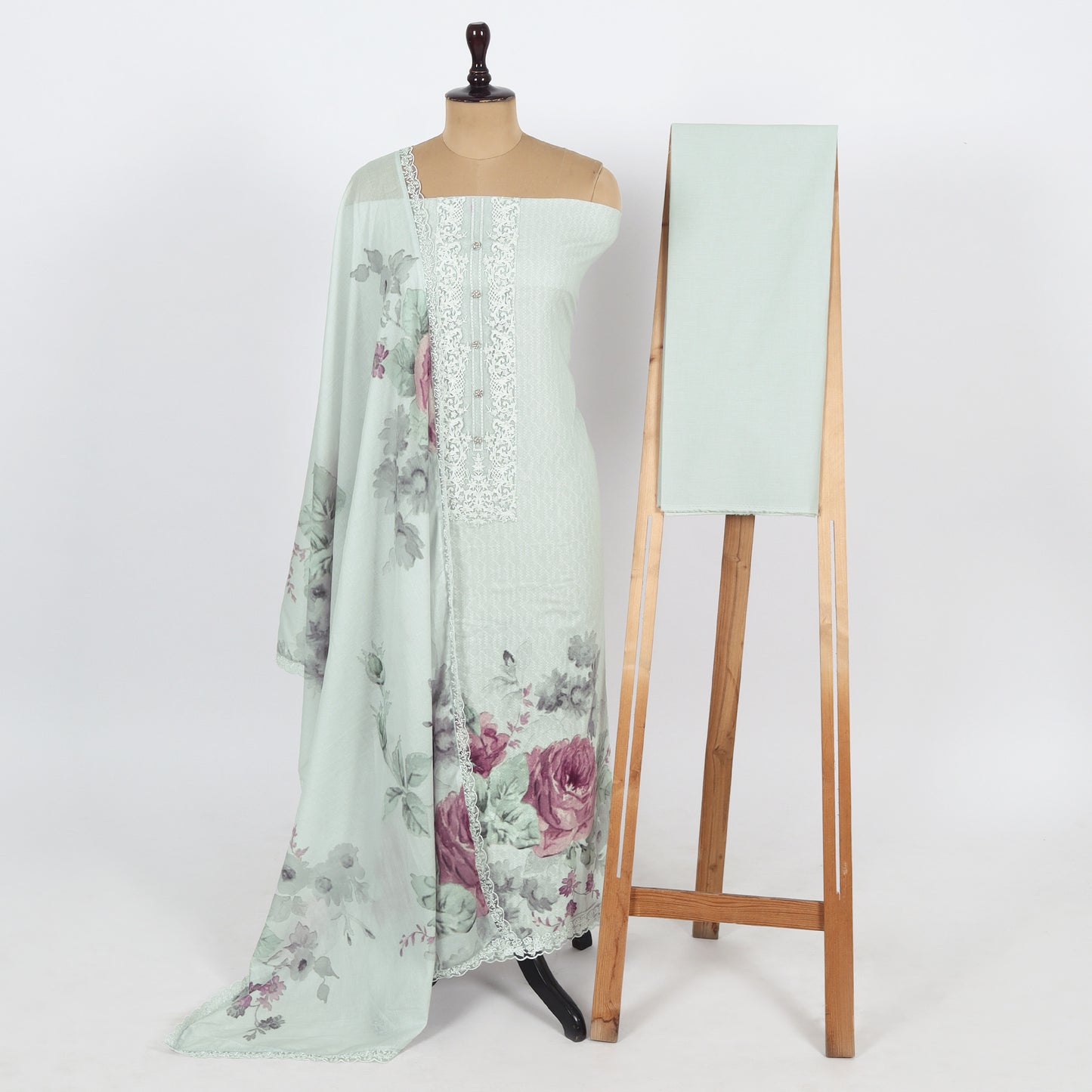 Unstitched Cotton Suit Set