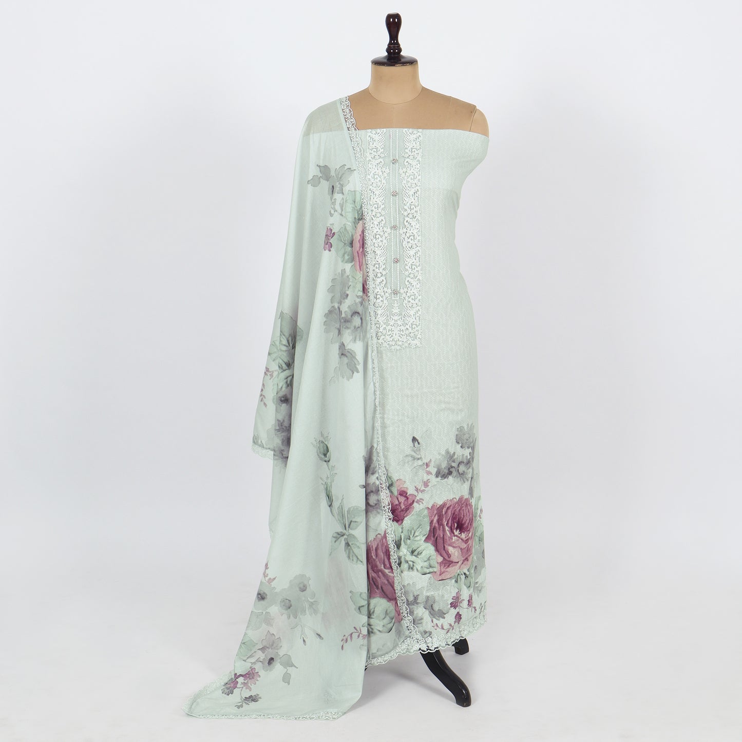 Unstitched Cotton Suit Set