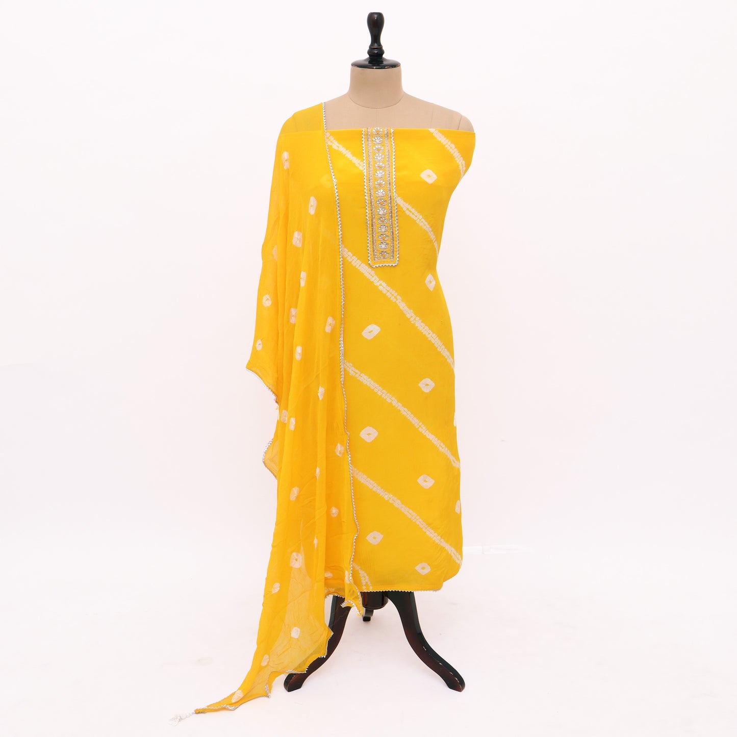 Unstitched Crape Suit Set