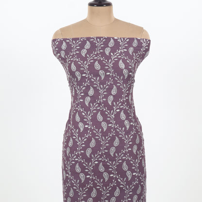 Unstitched Chanderi Suit Set