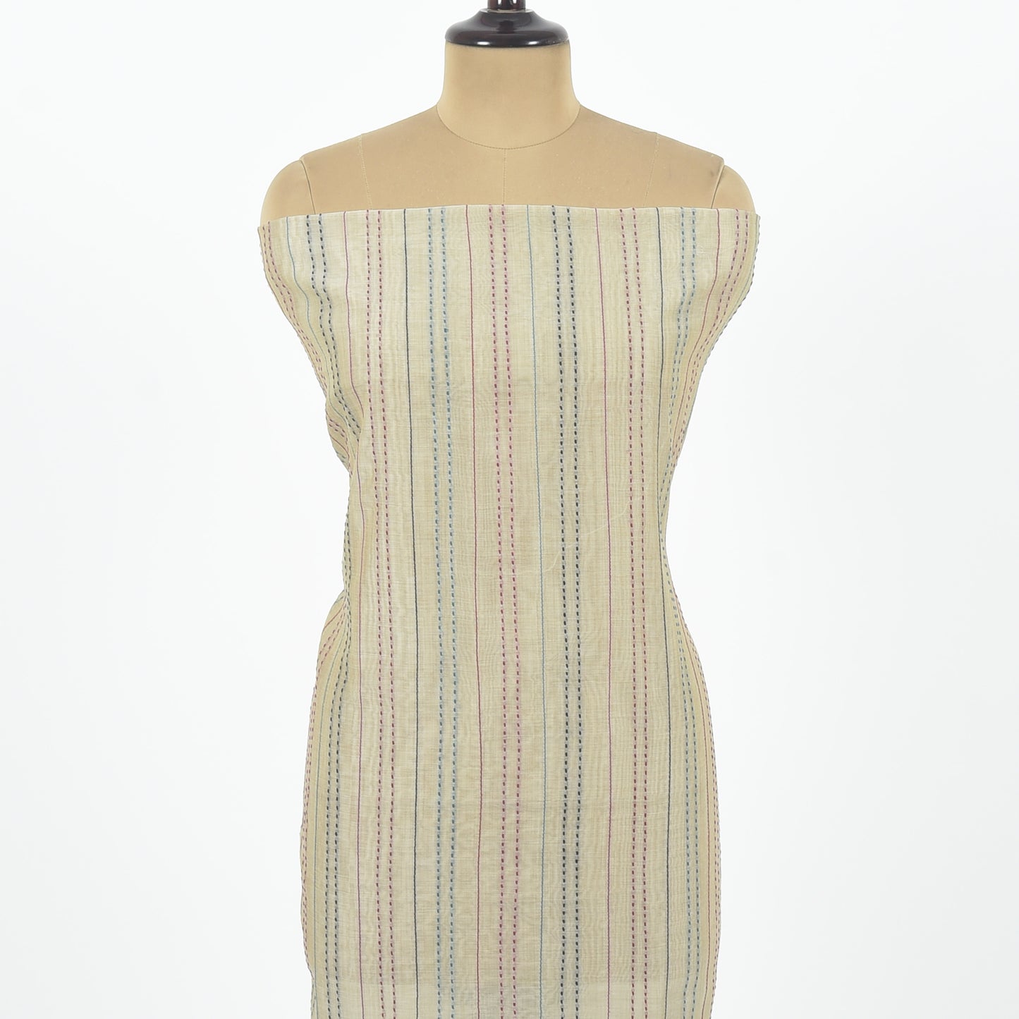 Unstitched Chanderi Suit Set