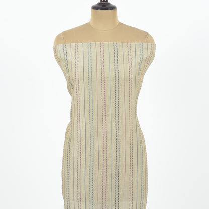 Unstitched Chanderi Suit Set