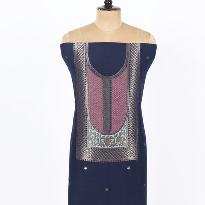 Unstitched Dola Silk Suit